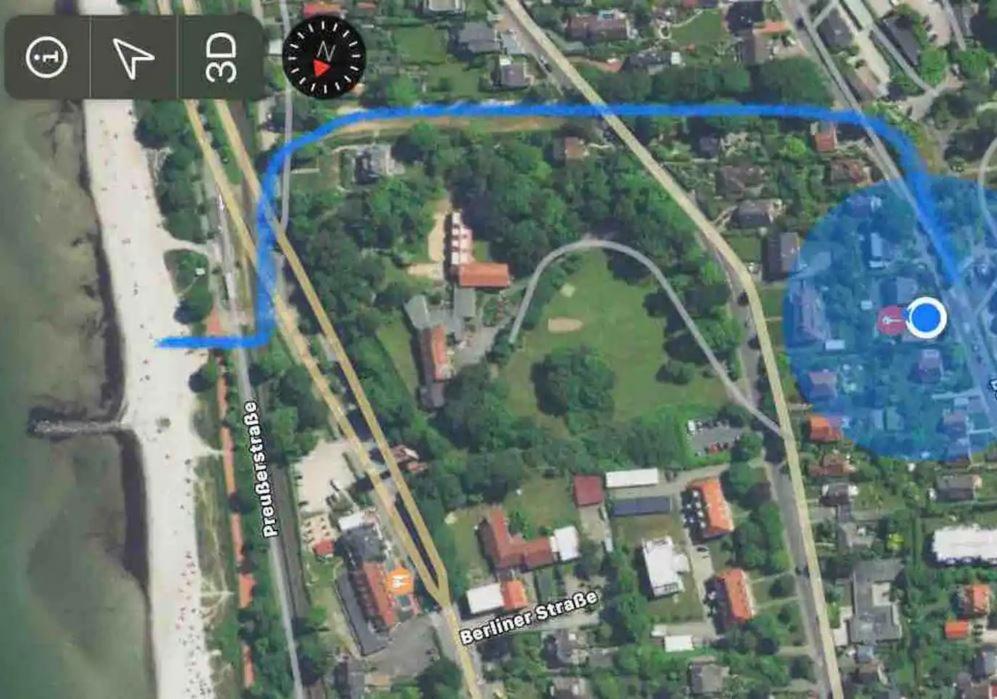 Im Bademantel An Den Strand Mit Terrasse Eckernfoerde Luaran gambar