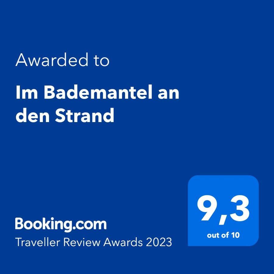 Im Bademantel An Den Strand Mit Terrasse Eckernfoerde Luaran gambar